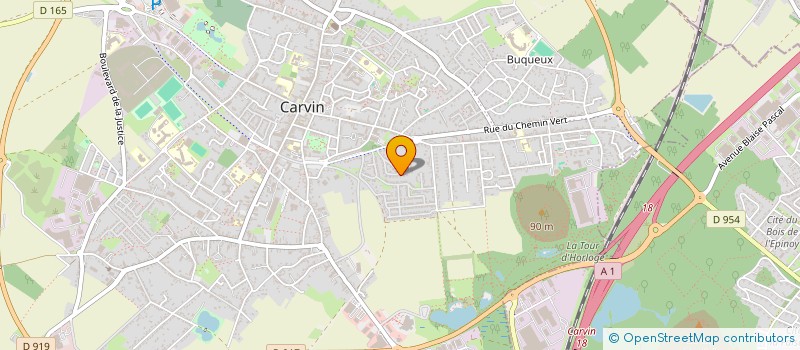 localisation de l'entreprise MADAME LAETITIA HELON  CARVIN