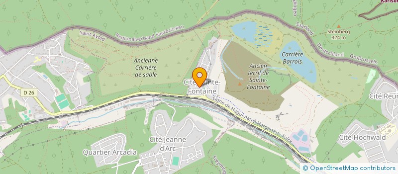 localisation de l'entreprise MADAME LAETITIA HENRION  FREYMING-MERLEBACH