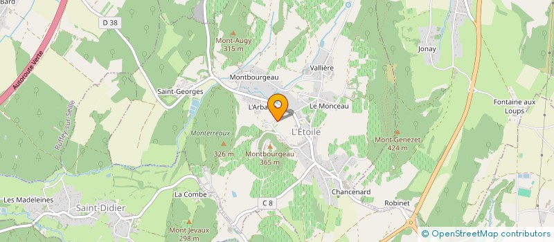 localisation de l'entreprise MADAME LAETITIA HENRY  L'ETOILE