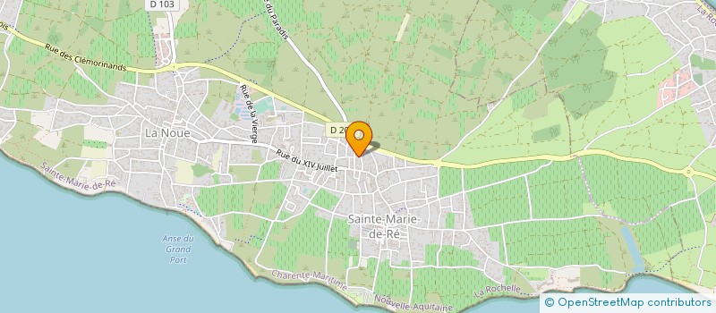 localisation de l'entreprise MADAME LAETITIA HERAUDEAU  SAINTE-MARIE-DE-RE