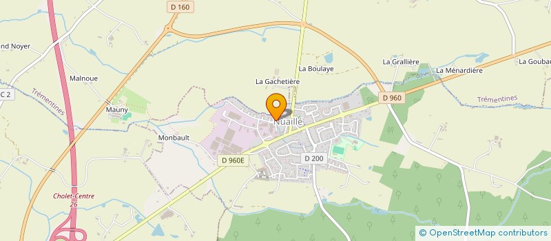 localisation de l'entreprise MADAME LAETITIA HERAULT  NUAILLE