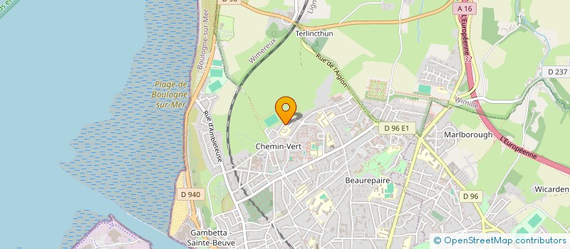 localisation de l'entreprise MADAME LAETITIA HERBEZ  BOULOGNE-SUR-MER