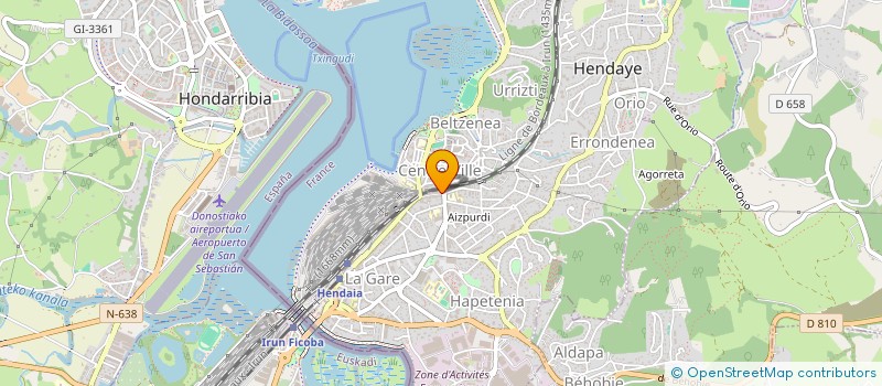 localisation de l'entreprise MADAME LAETITIA HERISSE  HENDAYE