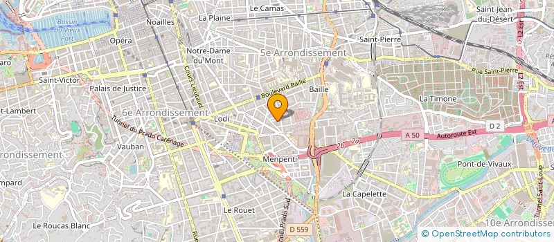 localisation de l'entreprise MADAME LAETITIA HERITIER à MARSEILLE