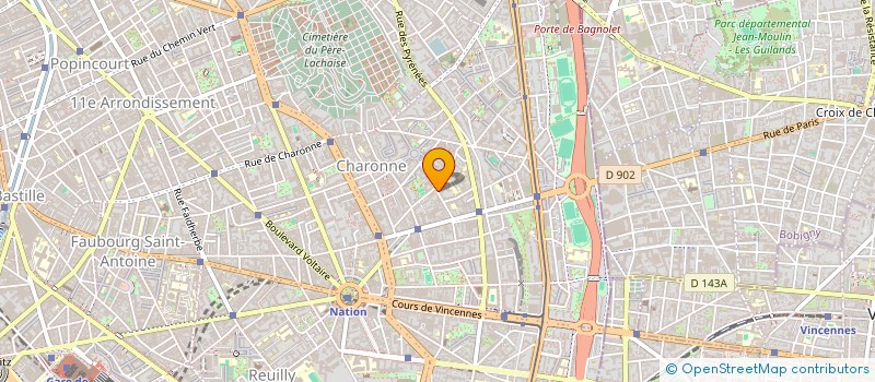 localisation de l'entreprise MADAME LAETITIA HERVIEUX  PARIS