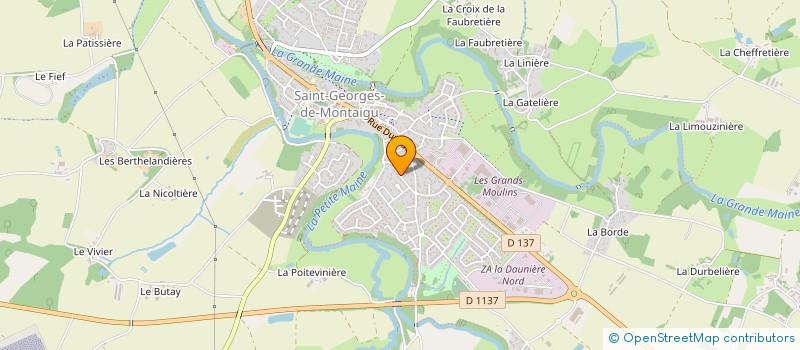 localisation de l'entreprise MADAME LAETITIA HERVOUET  TREIZE-SEPTIERS