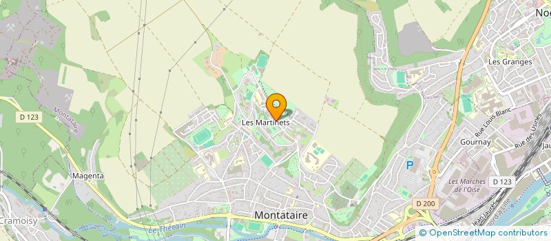 localisation de l'entreprise MADAME LAETITIA HEUGEBAERT  MONTATAIRE