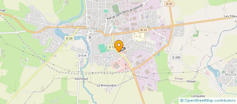localisation de l'entreprise MADAME LAETITIA HEUVELINE à ERNEE