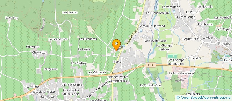 localisation de l'entreprise MADAME LAETITIA HOARAU  BOURGUEIL