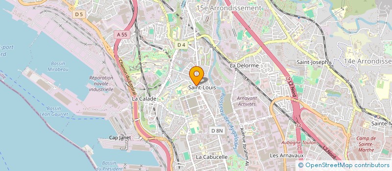 localisation de l'entreprise MADAME LAETITIA HOAREAU à MARSEILLE