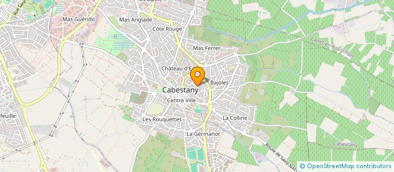 localisation de l'entreprise MADAME LAETITIA HOFFMAN à CABESTANY