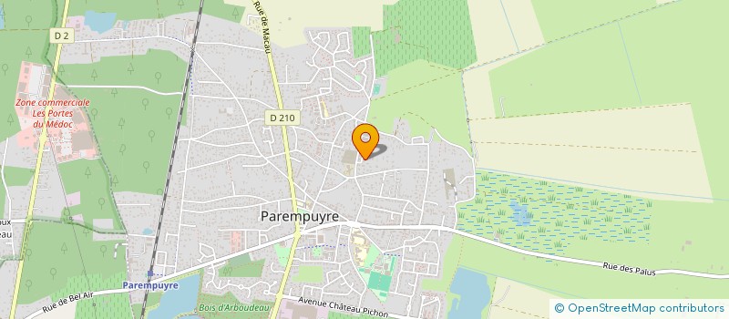 localisation de l'entreprise MADAME LAETITIA HORREAU  PAREMPUYRE