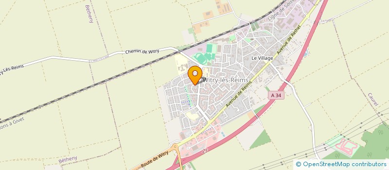 localisation de l'entreprise MADAME LAETITIA HOUZET  WITRY-LES-REIMS