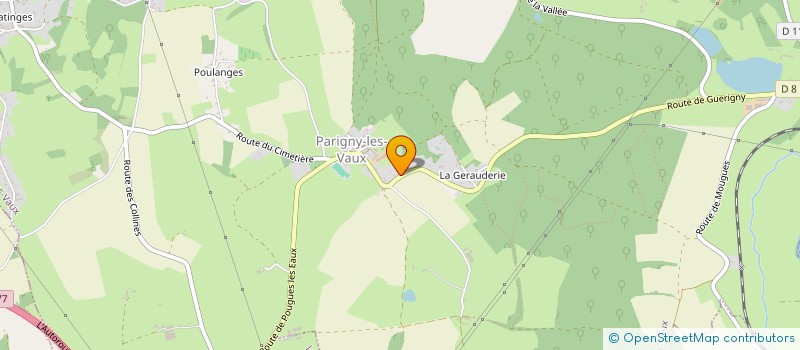 localisation de l'entreprise MADAME LAETITIA HUBERT à PARIGNY-LES-VAUX