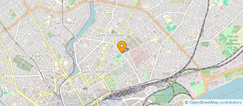 localisation de l'entreprise MADAME LAETITIA HUET à NANTES