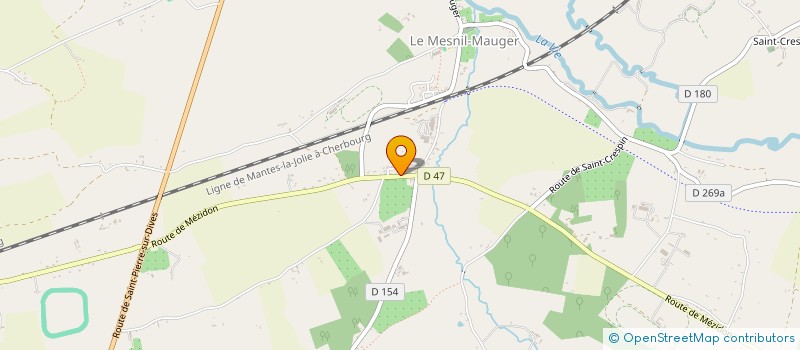localisation de l'entreprise MADAME LAETITIA HUET à MEZIDON VALLEE D'AUGE