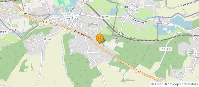 localisation de l'entreprise MADAME LAETITIA HUGON à SAINT-REMY-SUR-AVRE