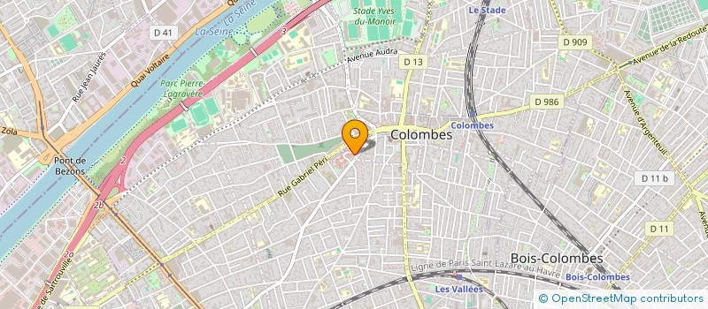 localisation de l'entreprise MADAME LAETITIA HUIDO à COLOMBES