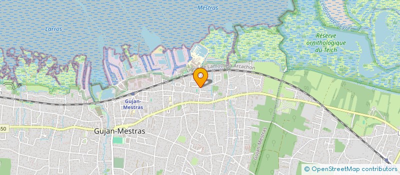 localisation de l'entreprise MADAME LAETITIA HUMBERDOT  GUJAN-MESTRAS