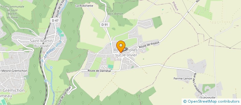 localisation de l'entreprise MADAME LAETITIA HY  RONCHEROLLES-SUR-LE-VIVIER