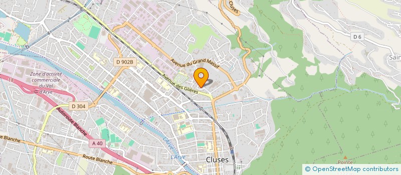 localisation de l'entreprise MADAME LAETITIA INGRASSIA  CLUSES