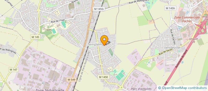 localisation de l'entreprise MADAME LAETITIA ISBLED  TEMPLEMARS