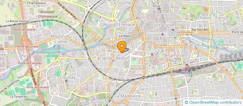 localisation de l'entreprise MADAME LAETITIA ITONDO  RENNES