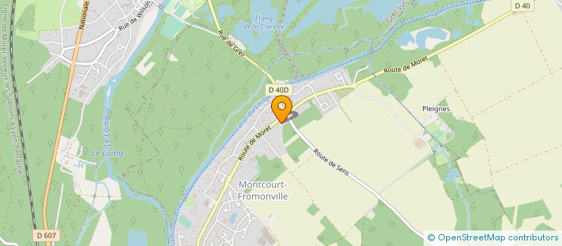 localisation de l'entreprise MADAME LAETITIA IVONIO  MONTCOURT-FROMONVILLE