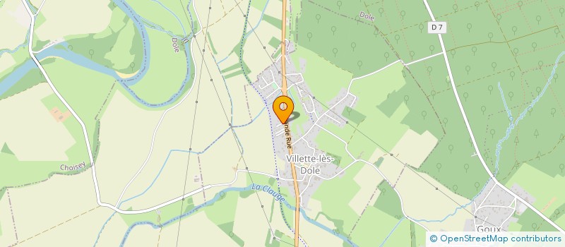 localisation de l'entreprise MADAME LAETITIA JACINTO  VILLETTE-LES-DOLE