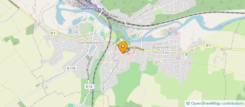 localisation de l'entreprise MADAME LAETITIA JACQUET  BLAINVILLE-SUR-L'EAU