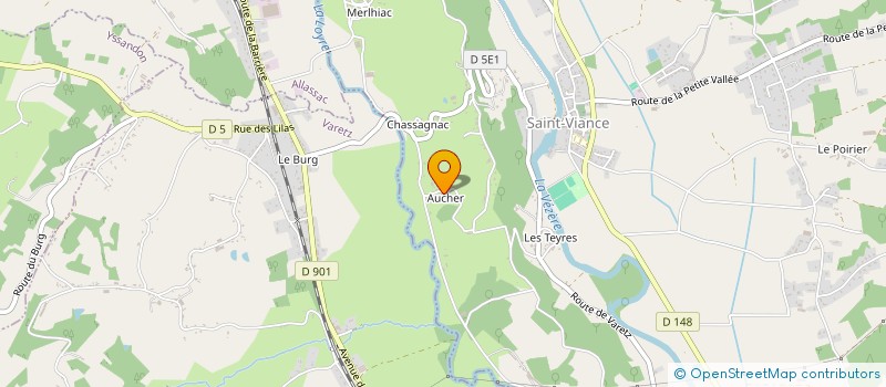 localisation de l'entreprise MADAME LAETITIA JAEGER  SAINT-VIANCE