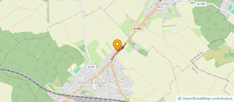 localisation de l'entreprise MADAME LAETITIA JAFFRE  AUDUN-LE-ROMAN