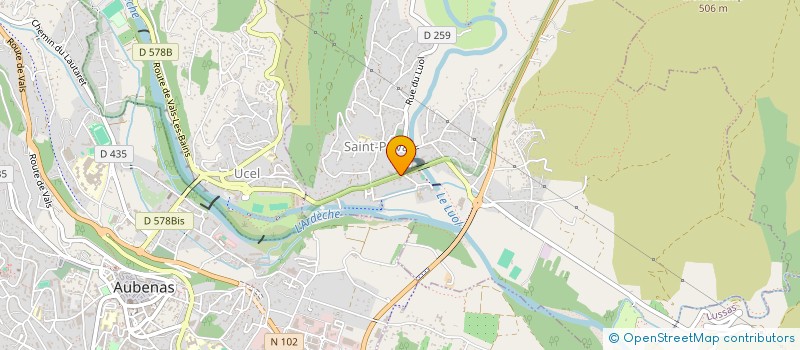 localisation de l'entreprise MADAME LAETITIA JALLAT  SAINT-PRIVAT