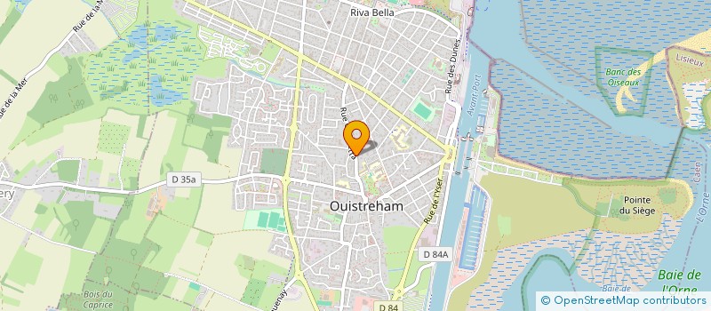 localisation de l'entreprise MADAME LAETITIA JAMONT  OUISTREHAM