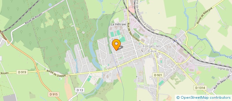 localisation de l'entreprise MADAME LAETITIA JANOLY  FORGES-LES-EAUX