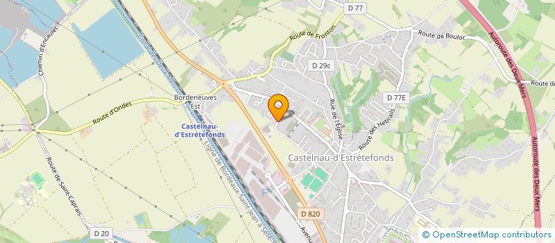 localisation de l'entreprise MADAME LAETITIA JARDON  CASTELNAU-D'ESTRETEFONDS