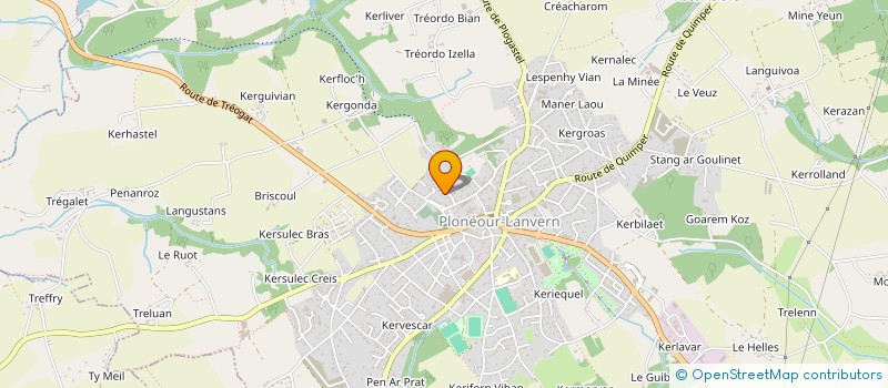 localisation de l'entreprise MADAME LAETITIA JEAN à PLONEOUR-LANVERN