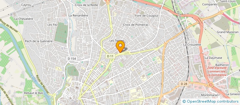 localisation de l'entreprise MADAME LAETITIA JEANTET à BEZIERS