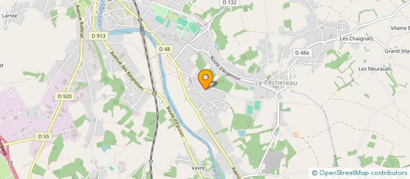 localisation de l'entreprise MADAME LAETITIA JEAUMOT à LE PECHEREAU