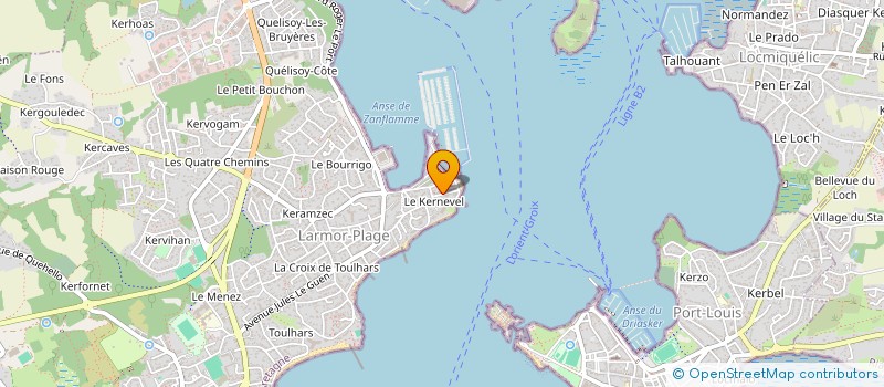 localisation de l'entreprise MADAME LAETITIA JEGO à LARMOR-PLAGE