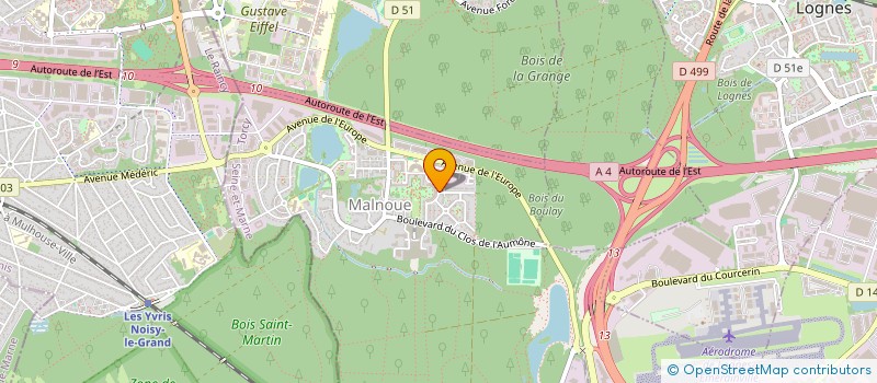 localisation de l'entreprise MADAME LAETITIA JOLIVET  EMERAINVILLE