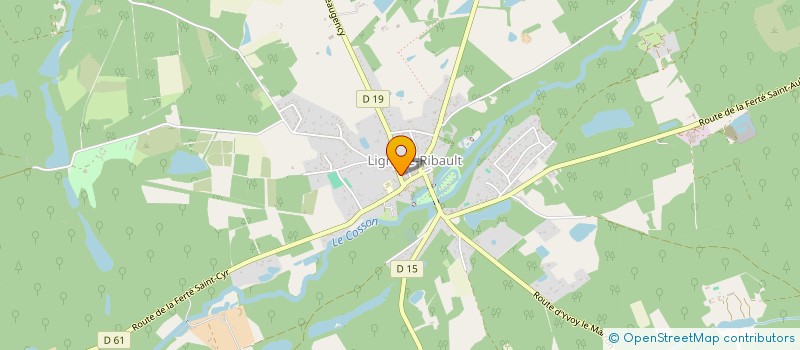 localisation de l'entreprise MADAME LAETITIA JOLLY à LIGNY-LE-RIBAULT