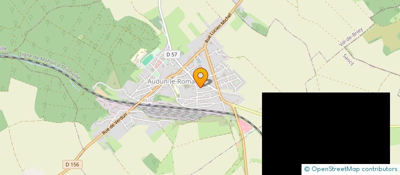 localisation de l'entreprise MADAME LAETITIA JONIK  AUDUN-LE-ROMAN