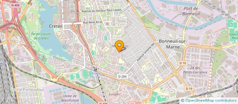 localisation de l'entreprise MADAME LAETITIA JORGE  CRETEIL