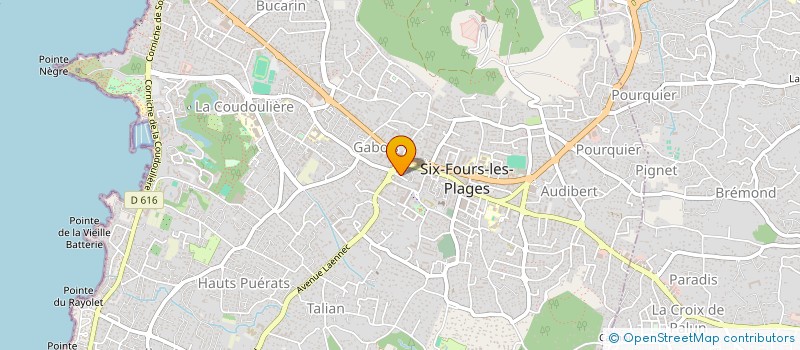localisation de l'entreprise MADAME LAETITIA JOSSE à SIX-FOURS-LES-PLAGES