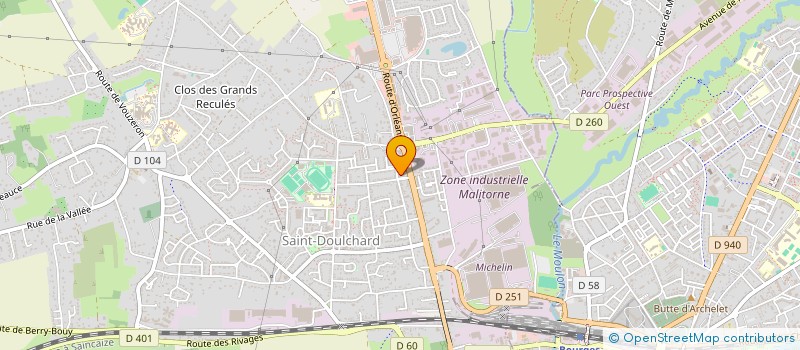 localisation de l'entreprise MADAME LAETITIA JOUIN  SAINT-DOULCHARD