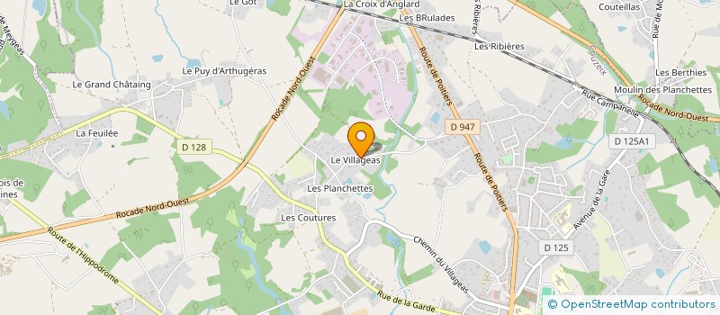 localisation de l'entreprise MADAME LAETITIA JOURDE  COUZEIX