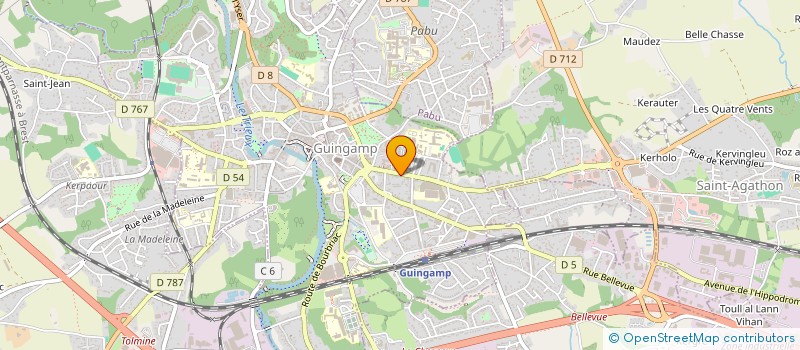 localisation de l'entreprise MADAME LAETITIA JUILLET à GUINGAMP