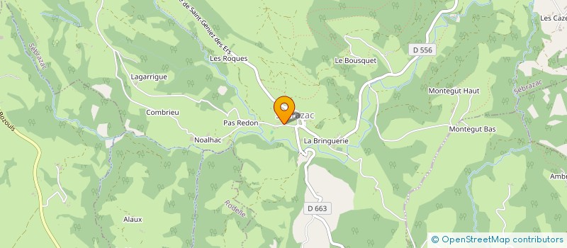 localisation de l'entreprise MADAME LAETITIA JULLIOT  SEBRAZAC