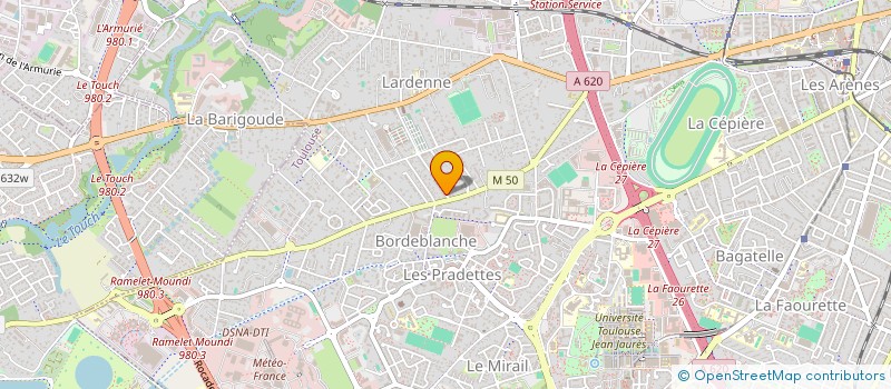 localisation de l'entreprise MADAME LAETITIA JUSTIN à TOULOUSE